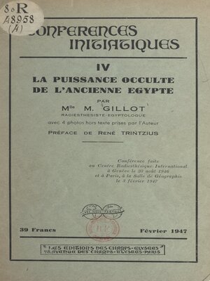 cover image of La puissance occulte de l'ancienne Égypte